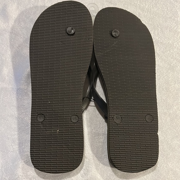 Dark Brown Flip Flops - Picture 2 of 3